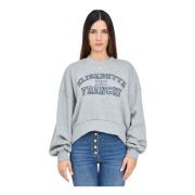 Grå College Logo Sweater