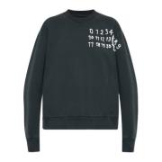 Sweatshirt med logo