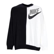 Sporty Crew Neck Sweatshirt Oversized Dance