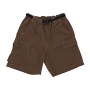 Ripstop Shorts Tamarind Brun Stone Washed