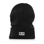 Ikon Øjne Sort Beanie Hat