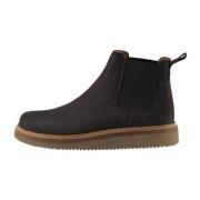 Nubuck Bison Støvle Gry Stil