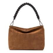 Cognac Brenda Læder Crossbody Taske