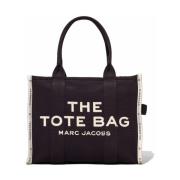 Jacquard Stor Tote Taske