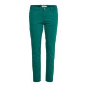 Straight-leg Twill Pant - Proud Peacock