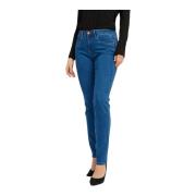 Indigo Blue Denim Straight Leg Jeans