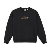 Herre Grafisk Crew Sweatshirt