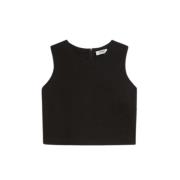 Sort Boxy Jersey Top