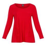 Sød Lotte-Mie Bluse i Warm Red