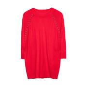 Strikvarer, Fierce Red Cashmere Sweater