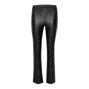 Flared Pants Sort Dyb Slim-Fit