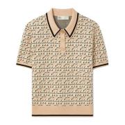 Jacquard Polo Skjorte