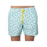 Blå Tonic Water Badeshorts