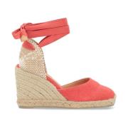 Laks Stof Espadrilles Carina Stil