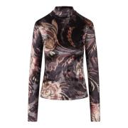 Multifarvet Paisley Chenille Top