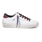 Klassiske Band Sole Sneakers Hvid Bourgogne