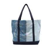 Rævehoved Logo Denim Tote Taske