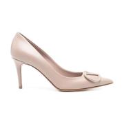 Elegant Sort Læder Pumps