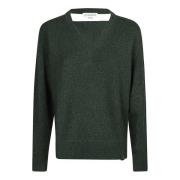 Stilfuld Konvertibel V-Hals Sweater