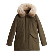 Mørkegrøn Arctic Raccoon Parka