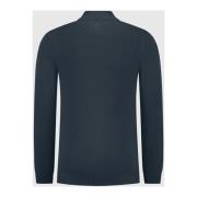 Essentiel Striktrøje Halfzip Sweater Navy Blå