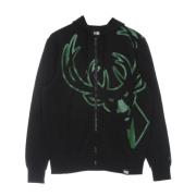 Milwaukee Bucks Letvægts Zip Hoodie