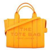 Tangerine Mini Tote Læder Håndtaske