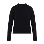 Luksuriøs Blå Sweater AW24