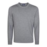 Merino Uld Rund Hals Sweater