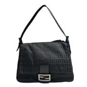 Pre-owned Stof fendi-tasker