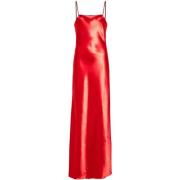 Hibiscus Shining Satin Slip Kjole