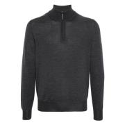 Merino Uld Half-Zip Strikvarer