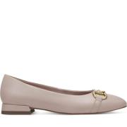 Elegante Lukkede Ballerinaer i Beige