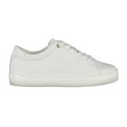 Hvid Polyester Sneaker