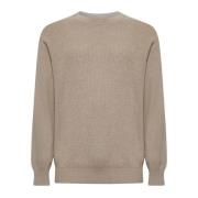 Beige Sweaters til Mænd og Kvinder