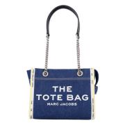 Denim Chain Small Tote Bag