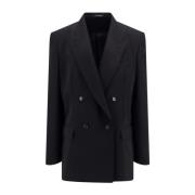 Sort Uld Oversize Blazer