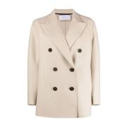 Mandel Slouchy Peacoat