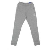 Grå Fleece Tracksuit Sweatpants med Lommer