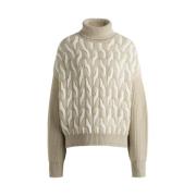 Oversized Ferdolia Sweater Beige