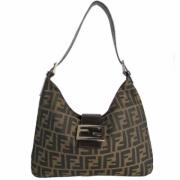 Pre-owned Stof fendi-tasker