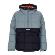 Puffer Anorak Grøn/Sort Dunjakke