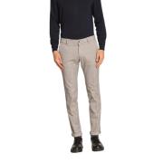 Ekstra Slim Chino Bukser med Houndstooth