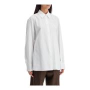 Oversized Boxy Bomuld Poplin Skjorte