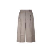 Taupe Lange Bermuda Shorts