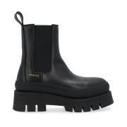 Sort Læder Chelsea Boot