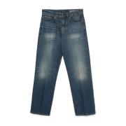 Sten Vasket Kort Denim Jeans