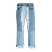 Højtaljede jeans