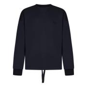 Blå Sweatshirt AW24 Afslappet Stil