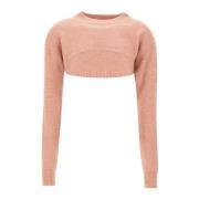 Pink Ribbet Shrug Sweater